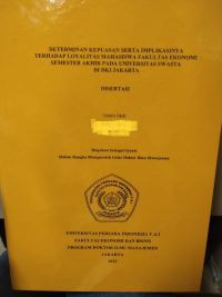 Pengaruh salesmanship skills technical knlowledge skils dan internasional skills terhadap customers satisfaction dan implikasinta pada customers loyality studi empiris pada pelanggan alat kesehatan diagnostik in vitro PT indofarma Tbk di cabang-cabang indonesia